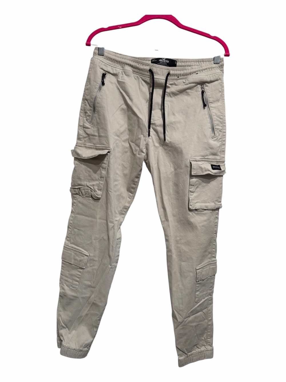 Hollister Women's cream Cargo Jogger Pants